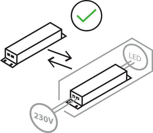 LED-DECKENLEUCHTE  42,5/8,4 cm    - Schwarz, Design, Kunststoff/Metall (42,5/8,4cm) - Philips HUE