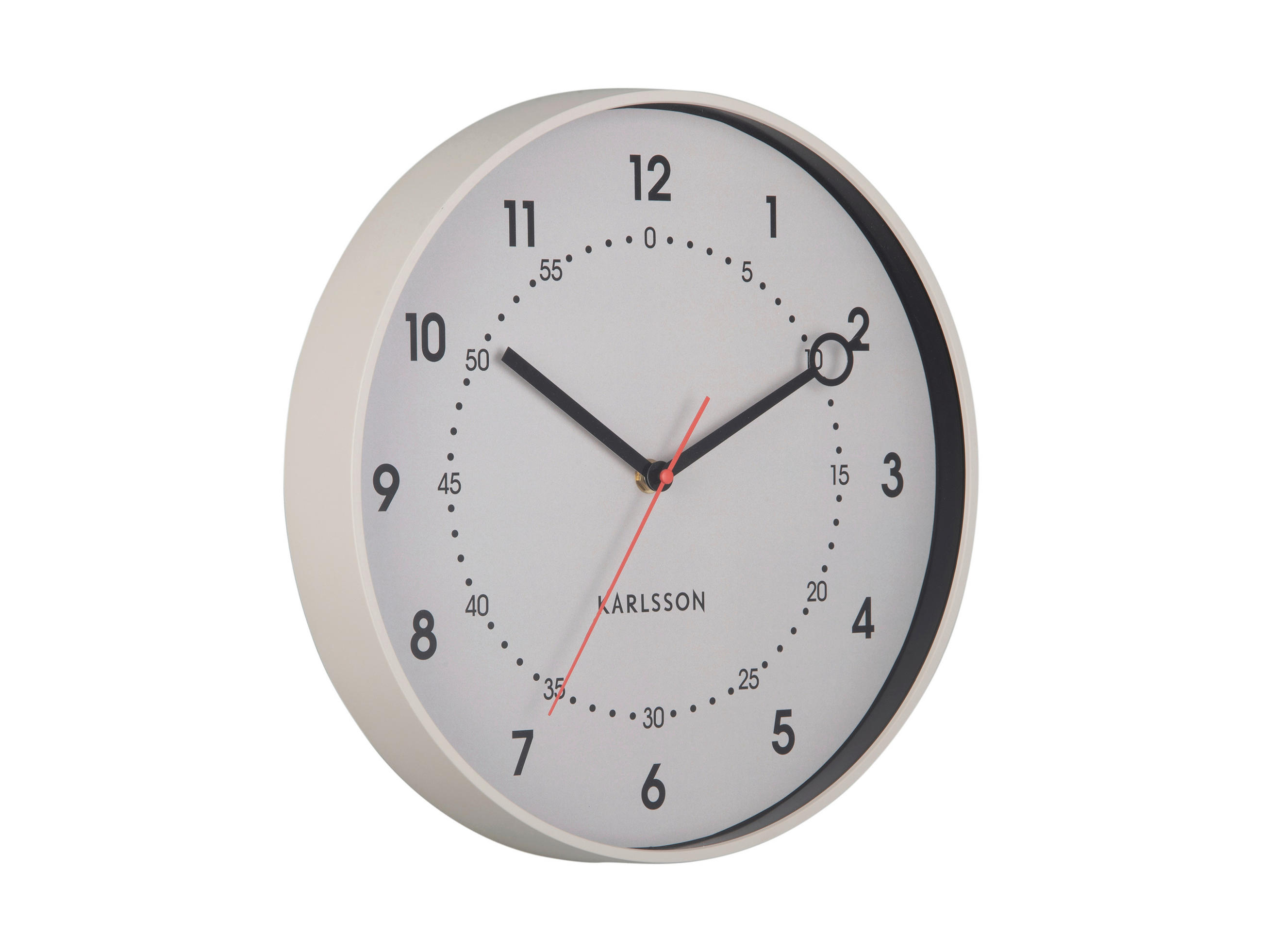 UHR  Greige 31,5 cm  - Greige, Basics, Kunststoff (31,5cm) - Karlsson