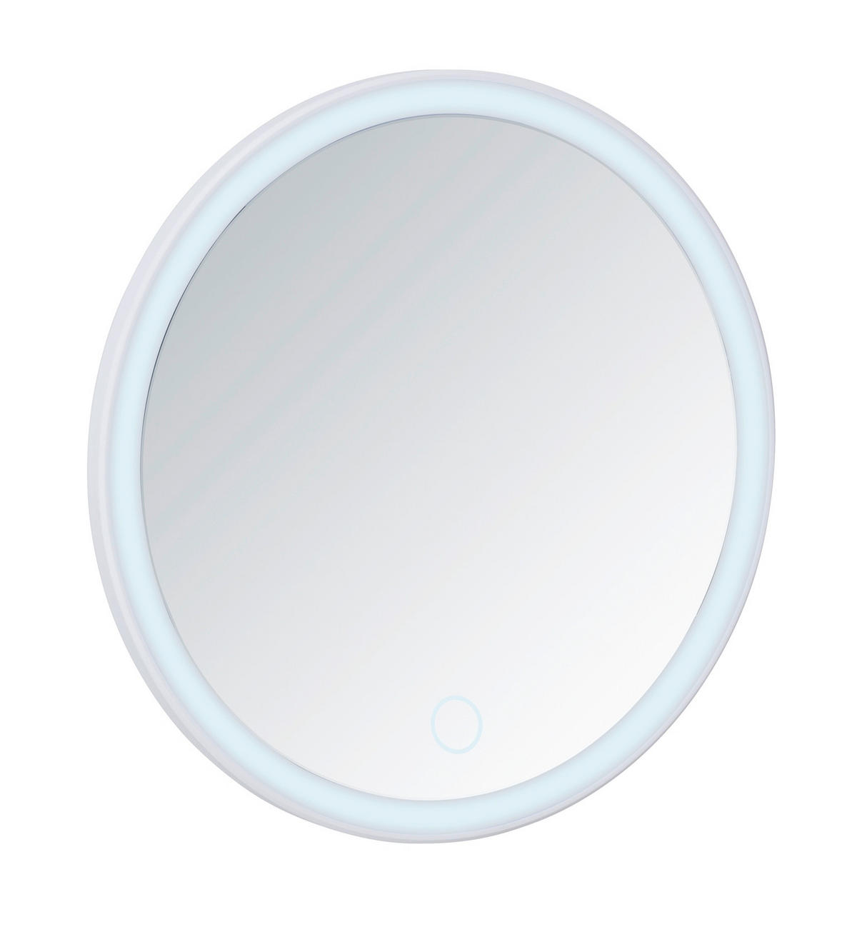 SCHMINKSPIEGEL 18,5/18,5/10,5 cm  - Weiß, Basics, Glas/Kunststoff (18,5/18,5/10,5cm) - Wenko