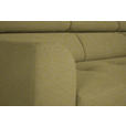 ECKSOFA in Struktur Gelb  280/205 cm  - Gelb/Schwarz, Design, Textil/Metall (280/205cm) - Xora