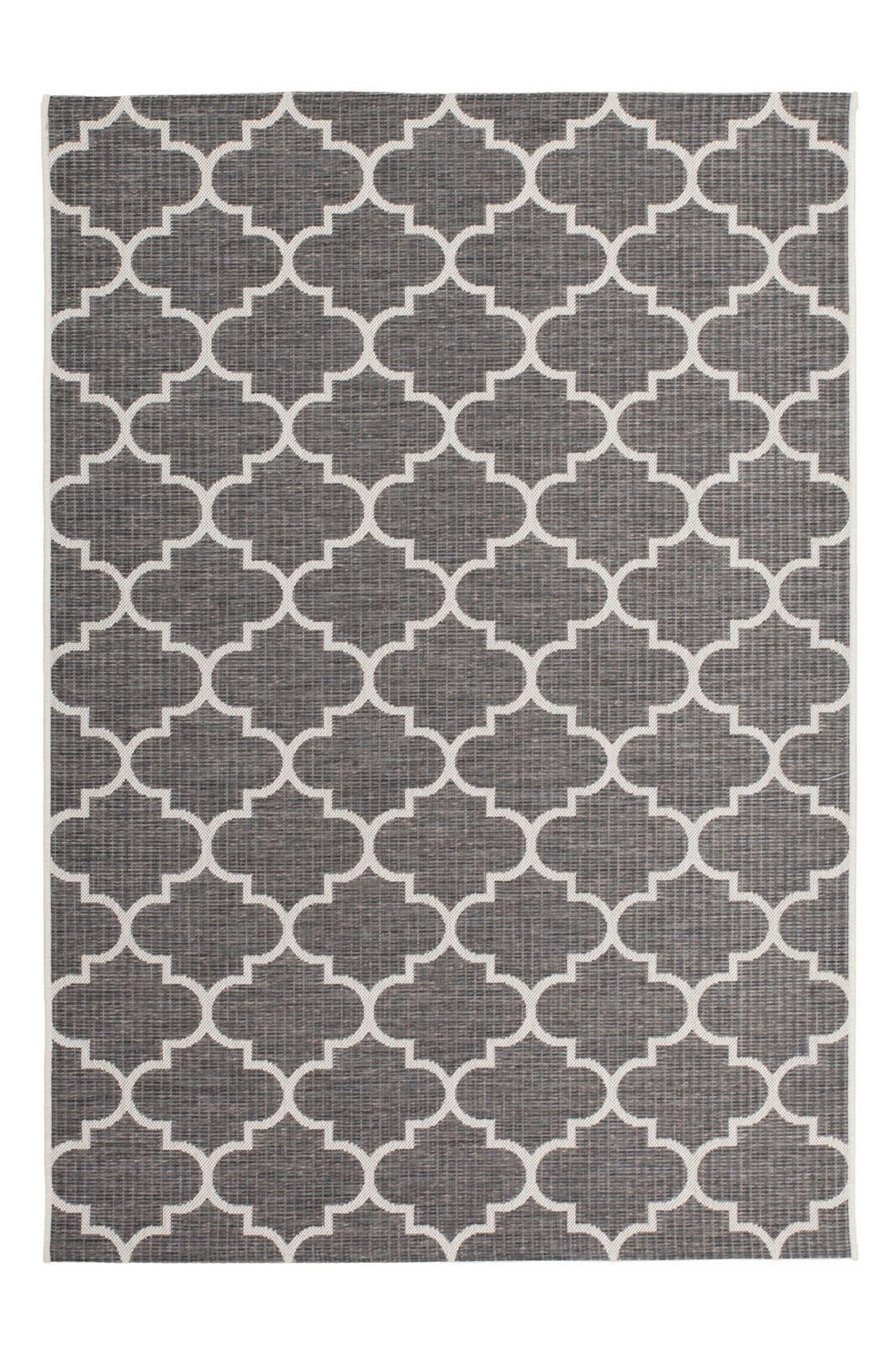 FLACHWEBETEPPICH 120/170 cm Indonesia - Batu Grau Grau  - Grau, KONVENTIONELL, Textil (120/170cm)