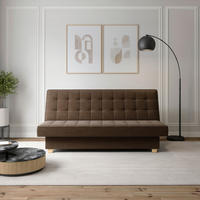 SCHLAFSOFA Braun  - Braun, Design, Holzwerkstoff/Kunststoff (192/92/95cm) - MID.YOU