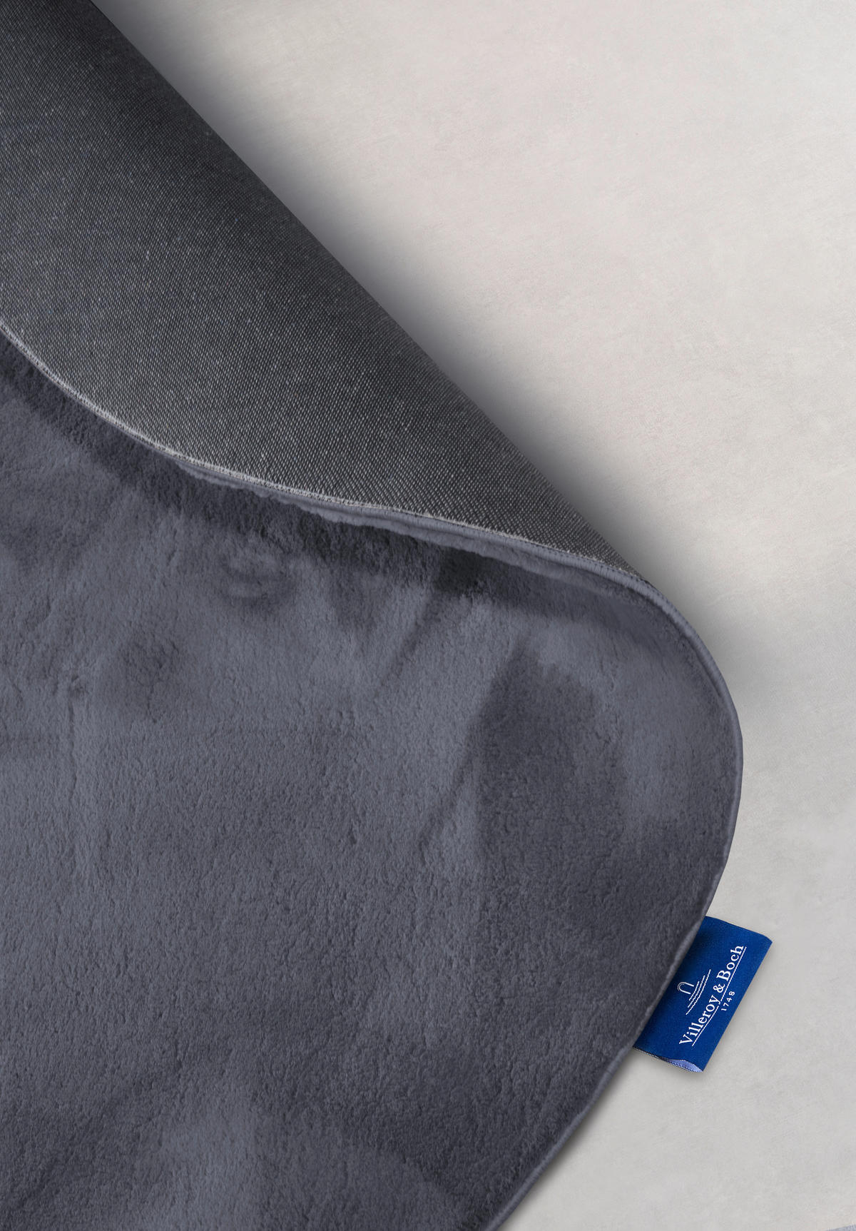 HOCHFLORTEPPICH 200 cm Kollektion 1899 Anthrazit rund  - Anthrazit, Design, Textil (200cm) - Villeroy & Boch