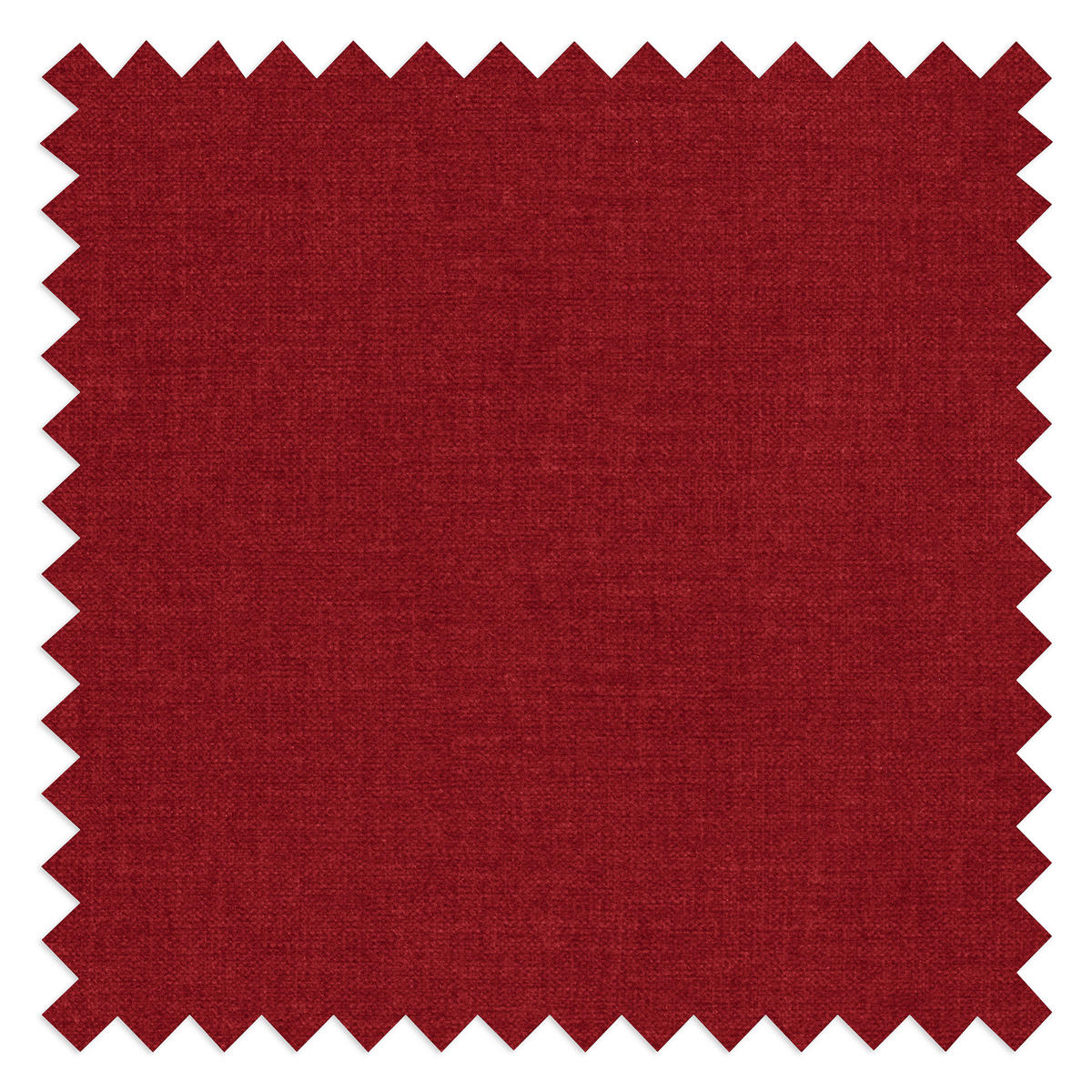 Ecksofa inkl. Hocker in Mikrofaser Rot  - Rot/Schwarz, Design, Holz/Textil (174/247cm) - MID.YOU