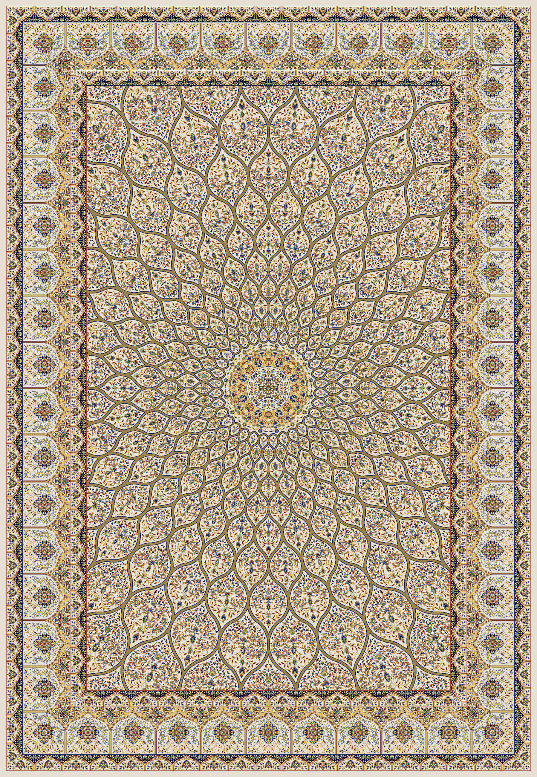 VINTAGE KOBEREC, 120/170 cm krémová - krémová, Design, textil (120/170cm) - Dieter Knoll