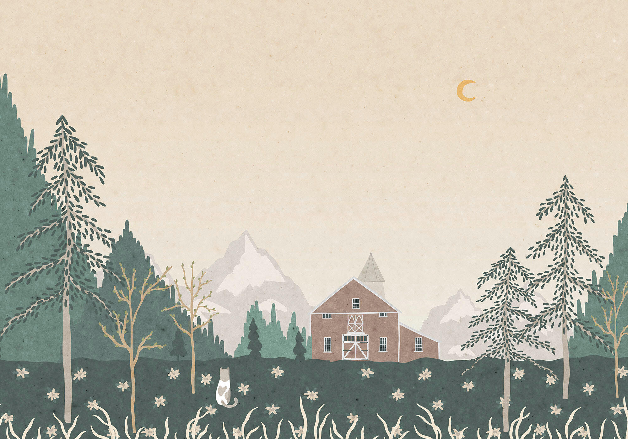 FOTOTAPETE - Multicolor, Trend, Papier (400/280/1cm)