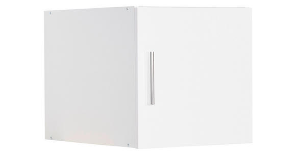 AUFSATZSCHRANK 45/40/54 cm   - Chromfarben/Weiß, Design, Holzwerkstoff/Kunststoff (45/40/54cm) - Xora