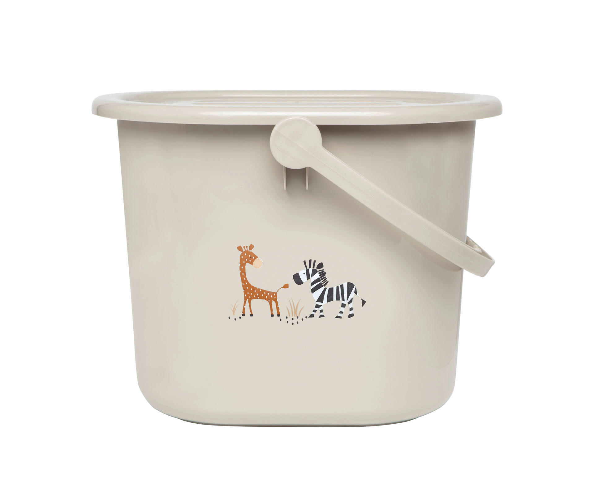 WINDELEIMER - Taupe, Basics, Kunststoff (36,5/32/28cm) - Bebe Jou