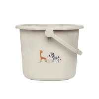 WINDELEIMER   Steppe  - Taupe, Basics, Kunststoff (36,5/32/28cm) - Bebe Jou