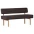 SITZBANK 160/87/58 cm in Dunkelbraun - Dunkelbraun/Buchefarben, KONVENTIONELL, Holz/Textil (160/87/58cm) - Cantus SITZBANK 160/87/58 cm in Dunkelbraun - Dunkelbraun/Buchefarben, KONVENTIONELL, Holz/Textil (160/87/58cm) - Cantus