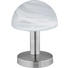 LAMPA STOLNÍ - bílá/barvy niklu, Basics, kov/sklo (21//cm) LAMPA STOLNÍ - bílá/barvy niklu, Basics, kov/sklo (21//cm)