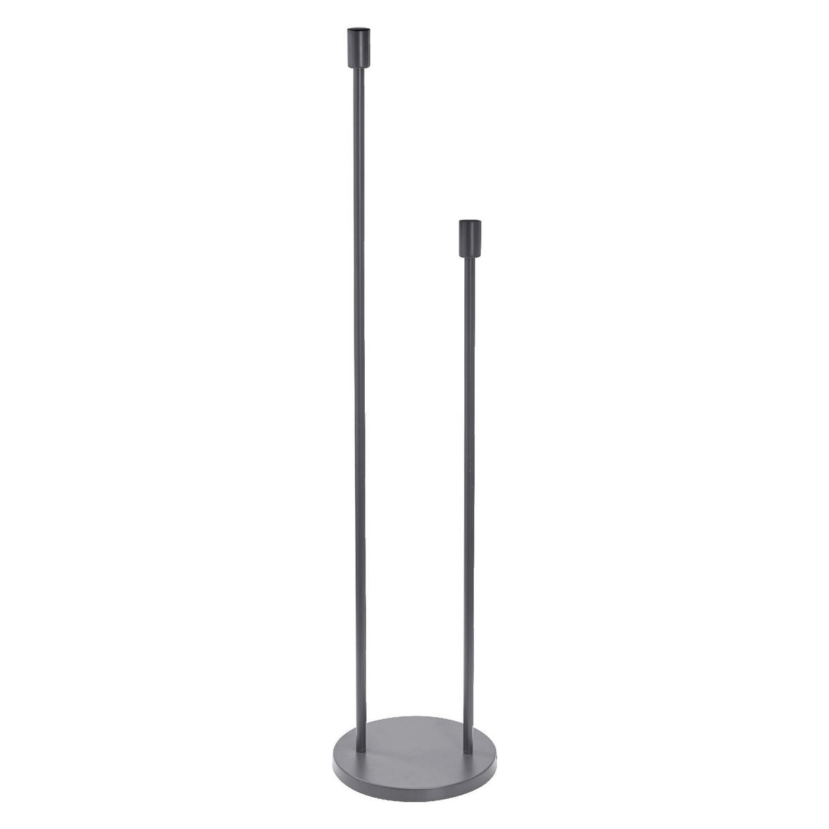 STEHLEUCHTE 32/146 cm   - Dunkelgrau, Basics, Metall (32/146cm) - Osram