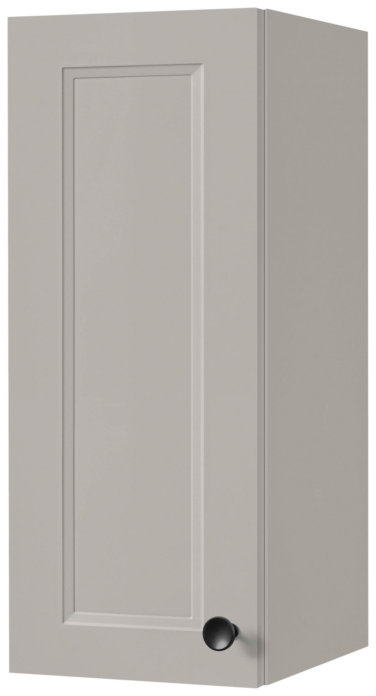 KÜCHENOBERSCHRANK 30/72/35 cm  in Grau  - Schwarz/Grau, MODERN, Holzwerkstoff/Metall (30/72/35cm) - Nobilia