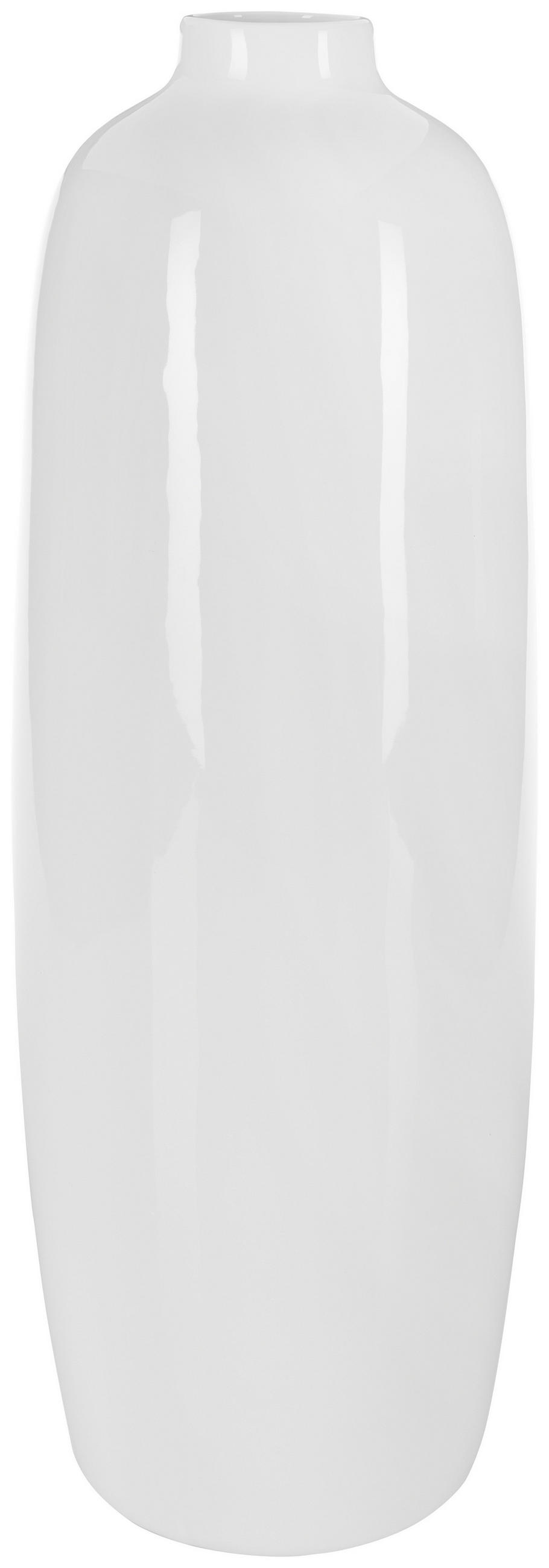 BODENVASE 70 cm  - Weiß, Basics, Keramik (20/70cm)