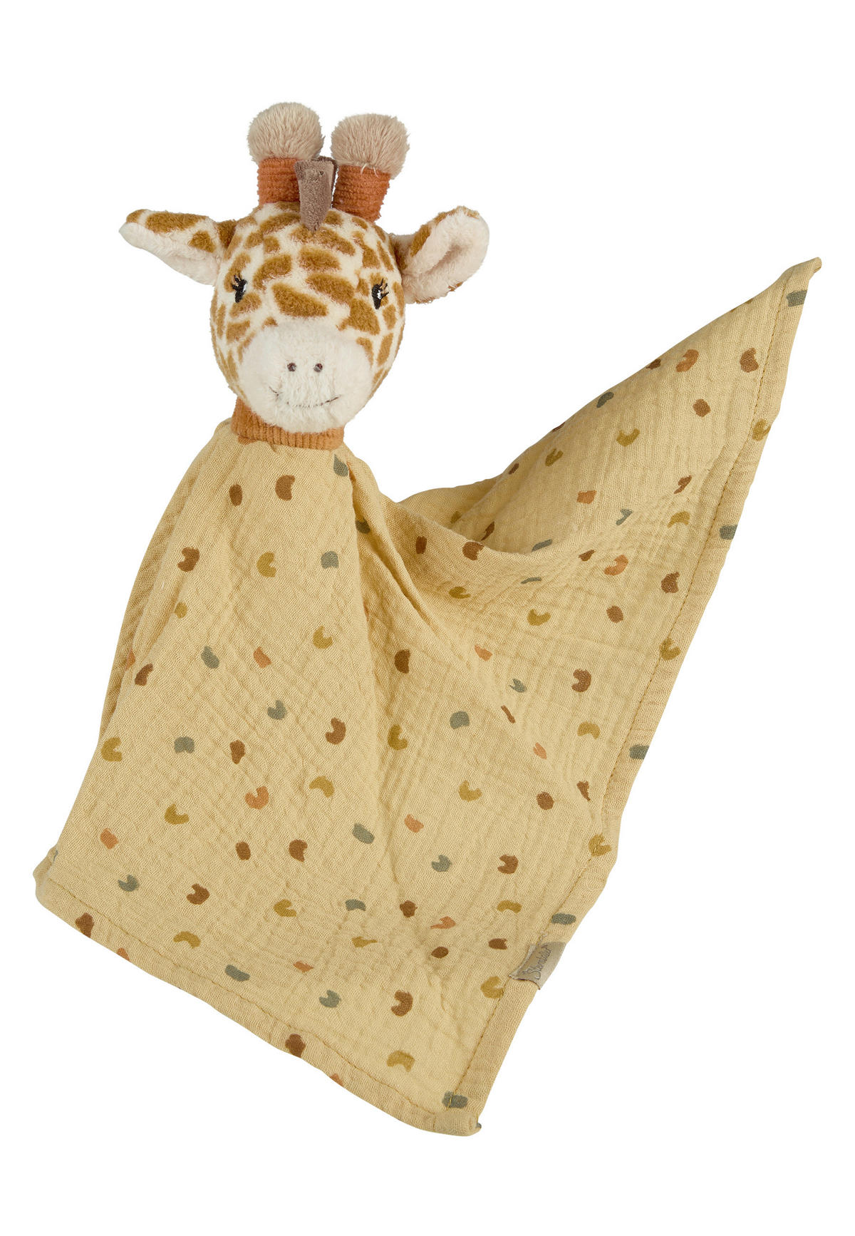 SCHMUSETUCH Giraffe Kaya  - Dunkelgelb, Basics, Textil (40/7/9cm) - Sterntaler