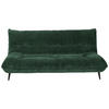 3-SITZER-SOFA in Mikrofaser Dunkelgrün  - Dunkelgrün/Schwarz, Konventionell, Textil/Metall (230/100/101cm) - MID.YOU
