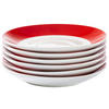 UNTERTASSENSET - Rot/Weiß, Basics, Keramik (14,5cm) - Van Well