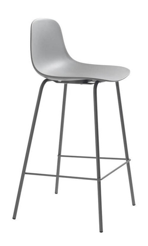 BARPALL i grå  - grå, Design, metall/plast (41/93/48cm) - Boxxx