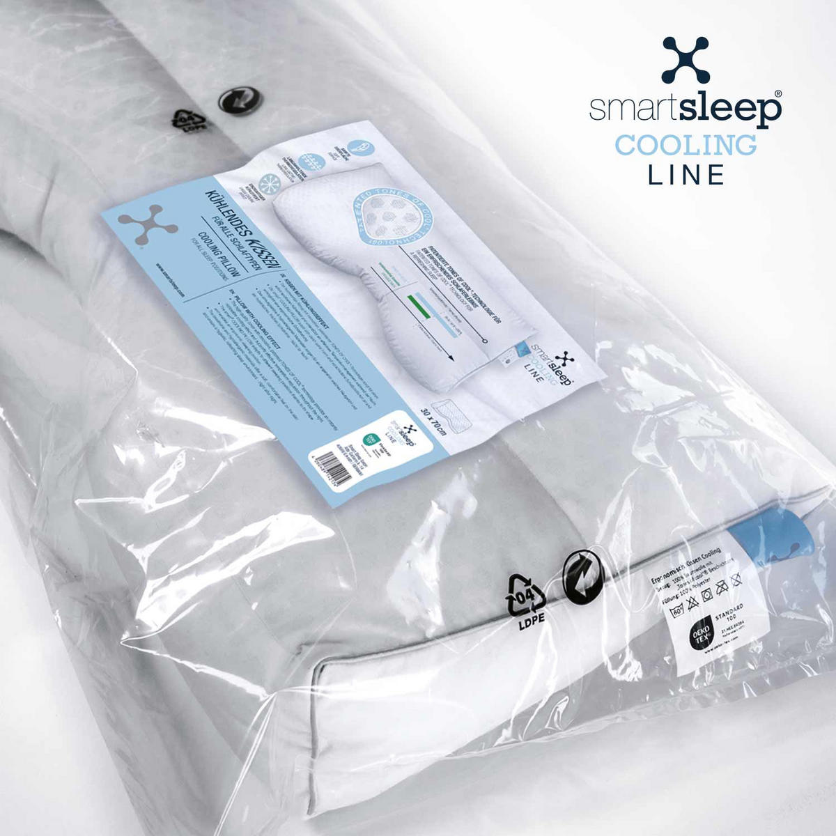 NACKENKISSEN COOLING  - Basics, Textil (30cm) - Smartsleep