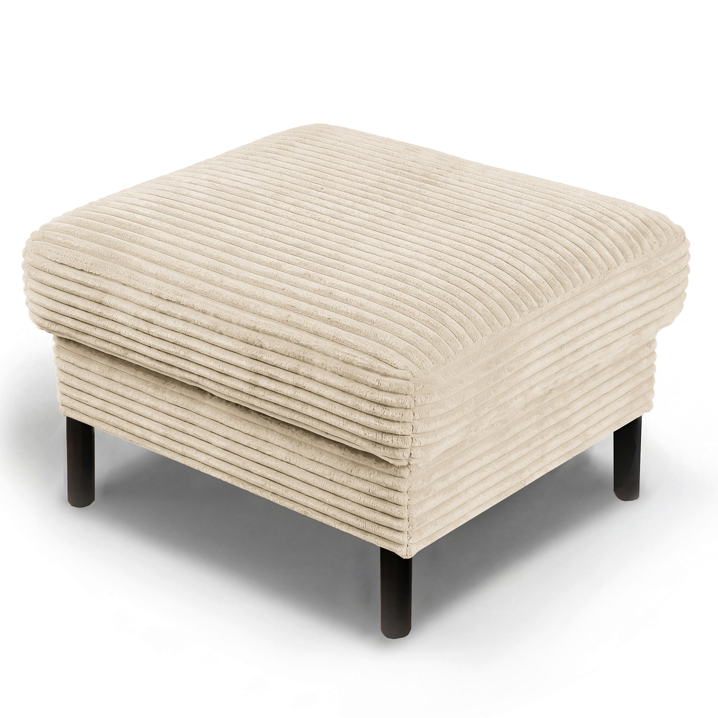 TABURE tekstil  bež        - bež/crna, Design, tekstil/metal (70/48/60cm) - Livetastic