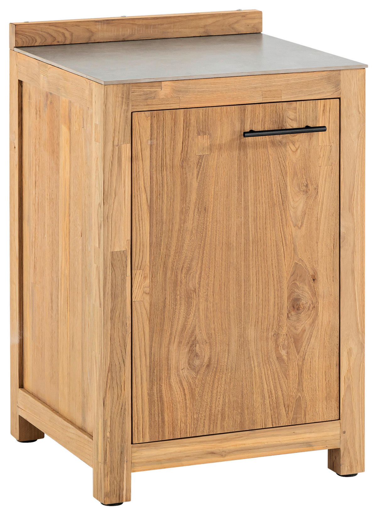 OUTDOORKÜCHE - Anthrazit/Titanfarben, Trend, Holz/Keramik (60/94,7/57,5cm)