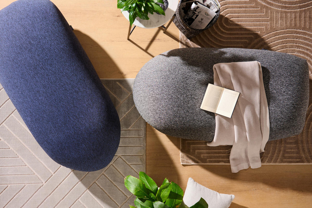 SITZSACK 220 l  - Blau, MODERN, Textil (60/75/150cm) - Livetastic