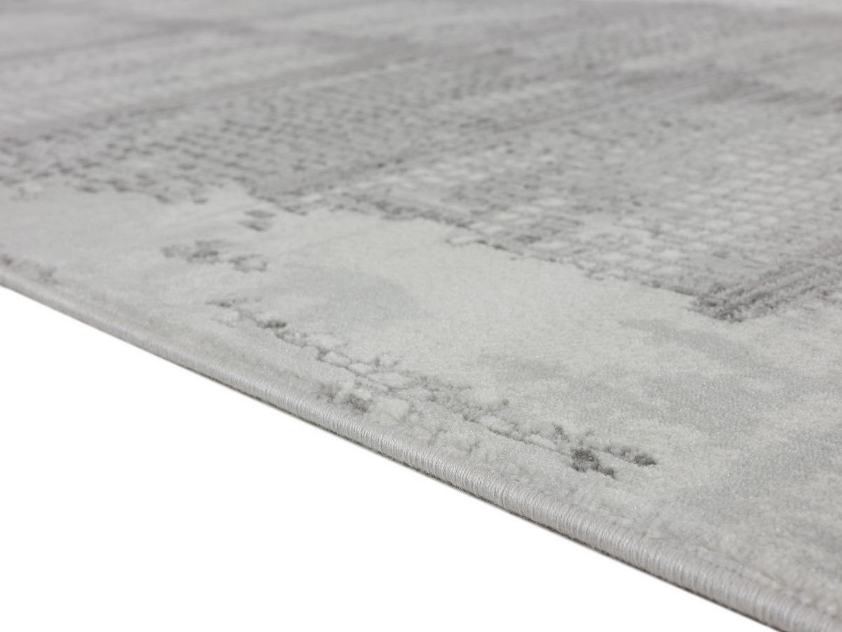 VINTAGE-TEPPICH 160/230 cm Pera Grau  - Grau, LIFESTYLE, Textil (160/230cm)