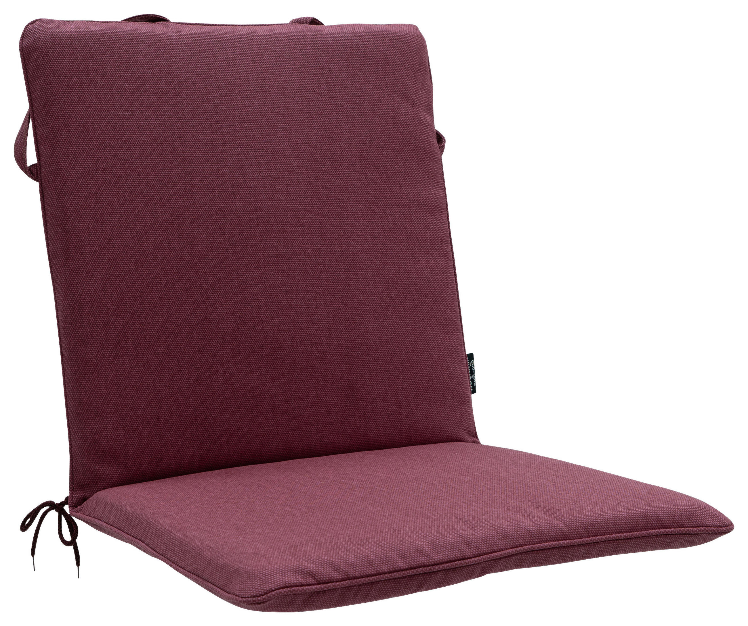 SESSELAUFLAGE Uni  - Bordeaux, Basics, Textil (49/4/97cm)