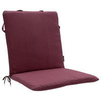 SESSELAUFLAGE Uni  - Bordeaux, Basics, Textil (49/4/97cm)