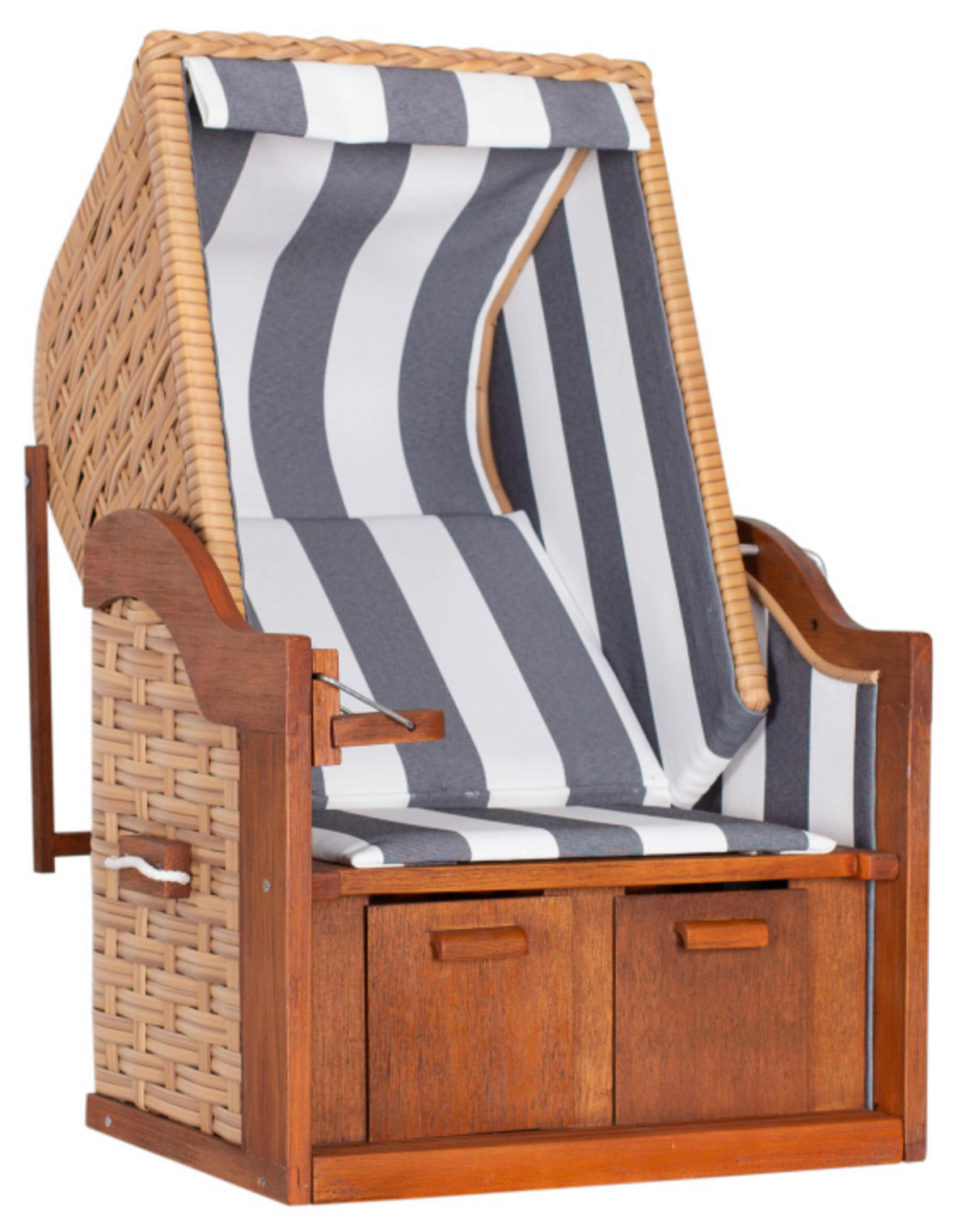 STRANDKORB Braun  - Braun, MODERN, Holz/Textil (40/59/32cm)
