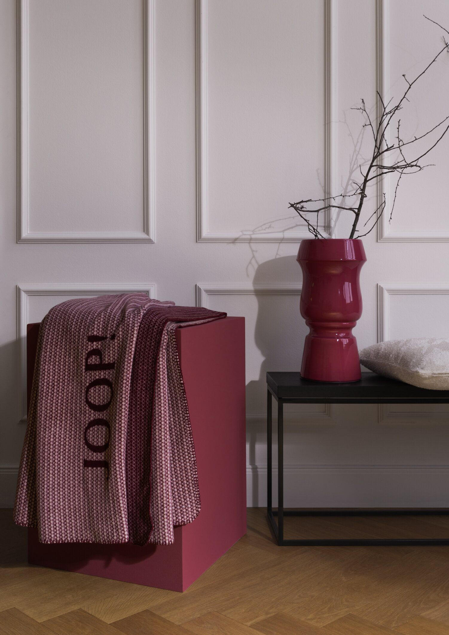 WOHNDECKE Woven 150/200 cm  - Dunkelrot, Design, Textil (150/200cm) - Joop!
