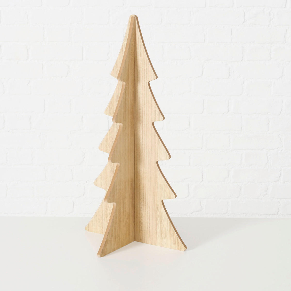 DEKOWEIHNACHTSBAUM Naturfarben  - Naturfarben, Basics, Holz/Holzwerkstoff (32/60cm)
