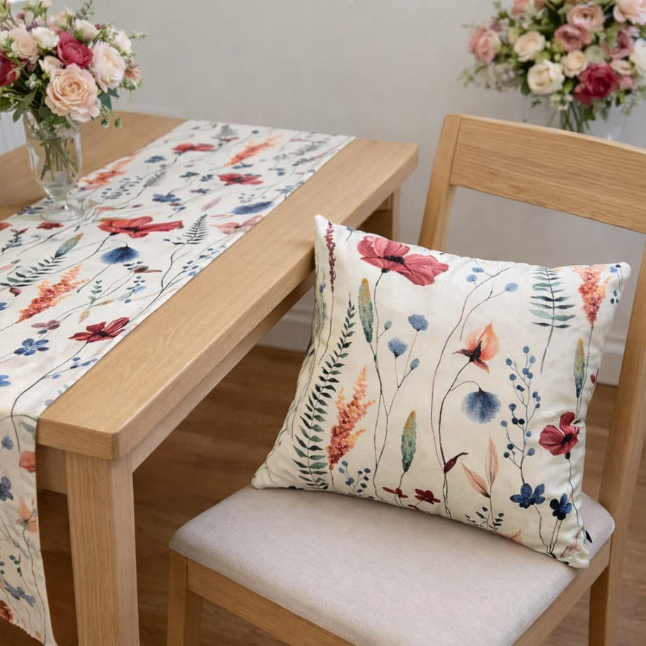 NADPRT  BRIGITA  40/140 cm       večbarvno  - večbarvno, Romantika, tekstil (40/140cm) - Novel