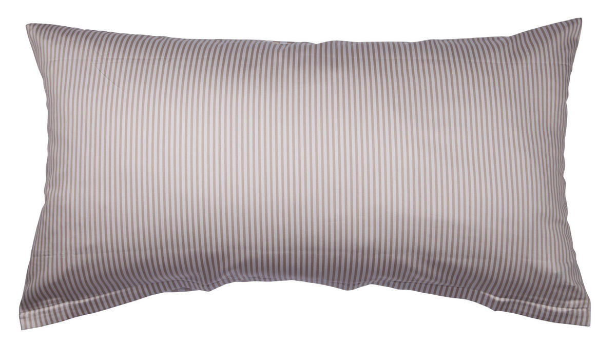 KISSENHÜLLE Giorgio 40/80 cm  - Naturfarben/Weiß, KONVENTIONELL, Textil (40/80cm) - Janine