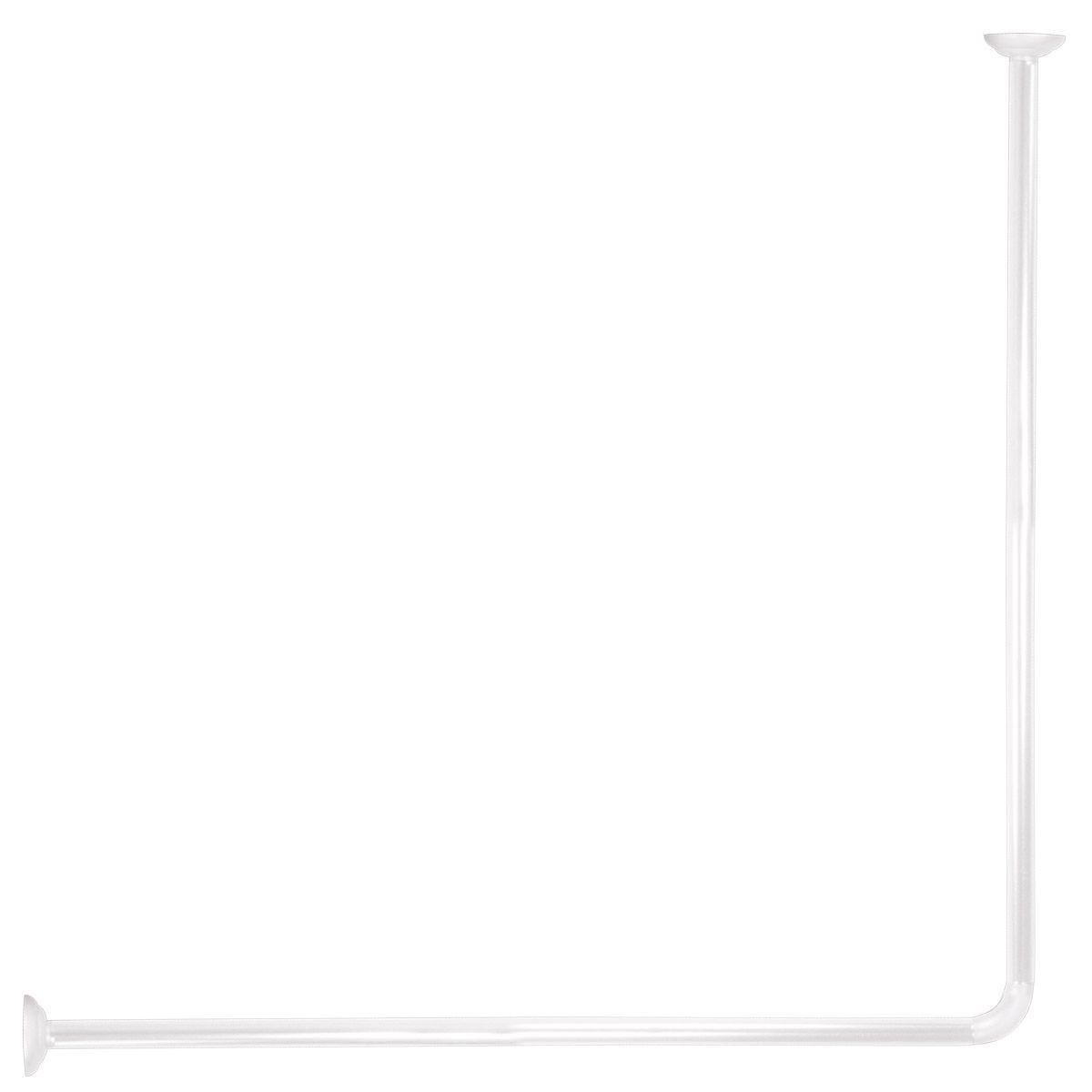 DROG ZA KOPALNIŠKO ZAVESO  TENDANCE     80/80 cm        bela  - bela, Konvencionalno, kovina (80/80cm) - Homeware