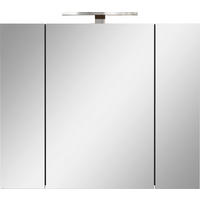 SPIEGELSCHRANK 80/71/23 cm  - Silberfarben/Graphitfarben, MODERN, Glas/Holzwerkstoff (80/71/23cm) - Xora