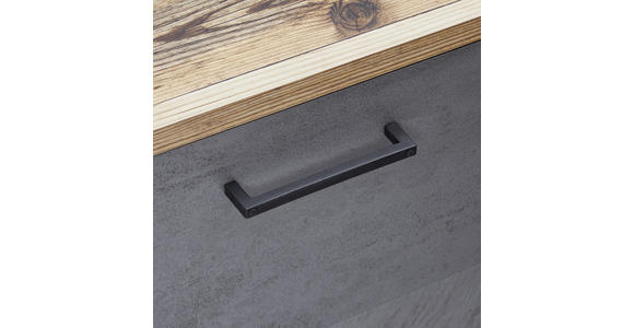 Bettanlage Alicante - Fichtefarben/Grau, MODERN, Holzwerkstoff/Textil (180/200cm) - Luca Bessoni