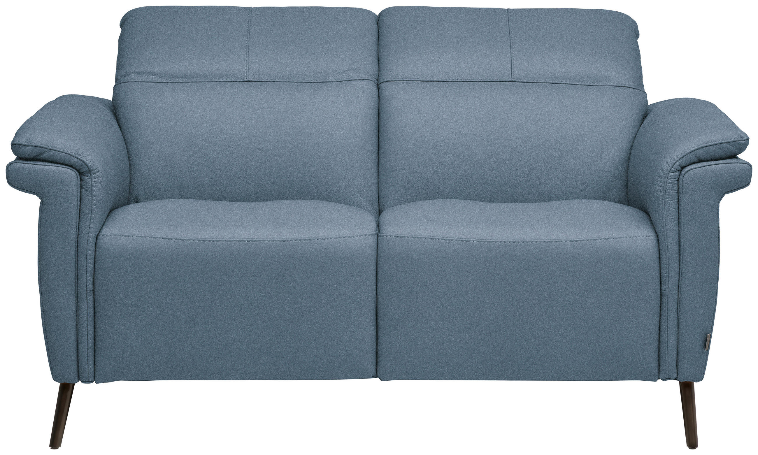 2-SED,  temno modra tekstil  - črna/temno modra, Design, kovina/tekstil (162/79/104cm) - Emilio Belluti