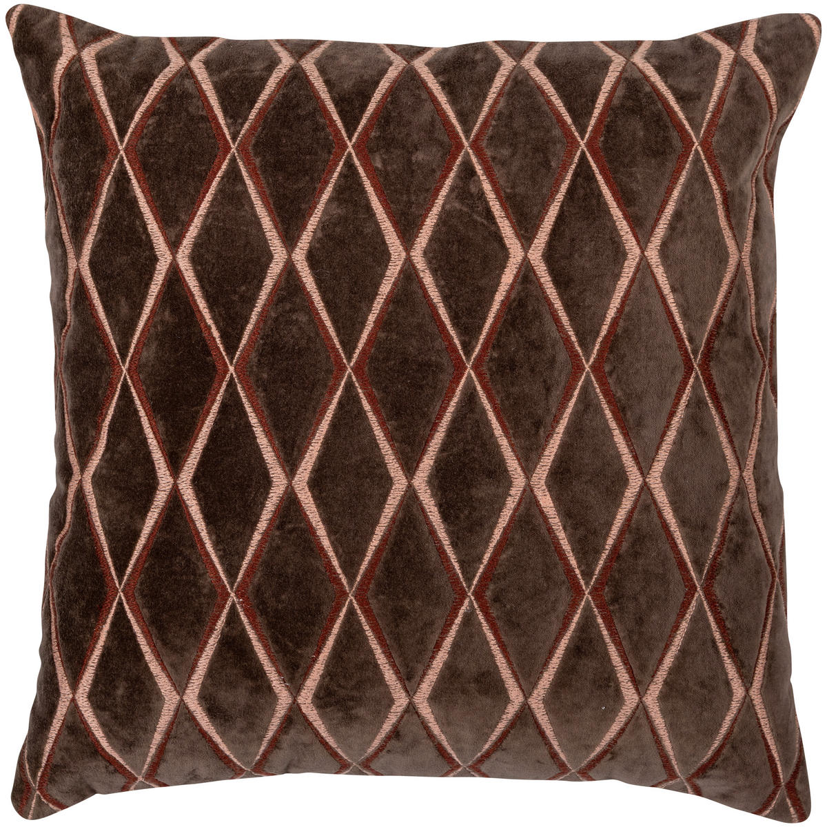 ZIERKISSENSET Aziz 45/45 cm  - Multicolor/Braun, Basics, Textil (45/45cm) - Livetastic