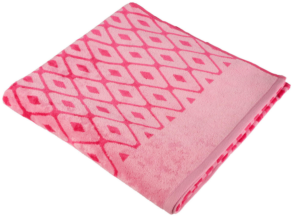 PLÁŽOVÁ OSUŠKA, 90/180 cm, ružová, pink - pink/ružová, Konventionell, textil (90/180cm) - Esposa