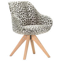 ARMLEHNSTUHL  in Flachgewebe  - Eichefarben/Beige, MODERN, Holz/Textil (60/83/65cm) - Livetastic