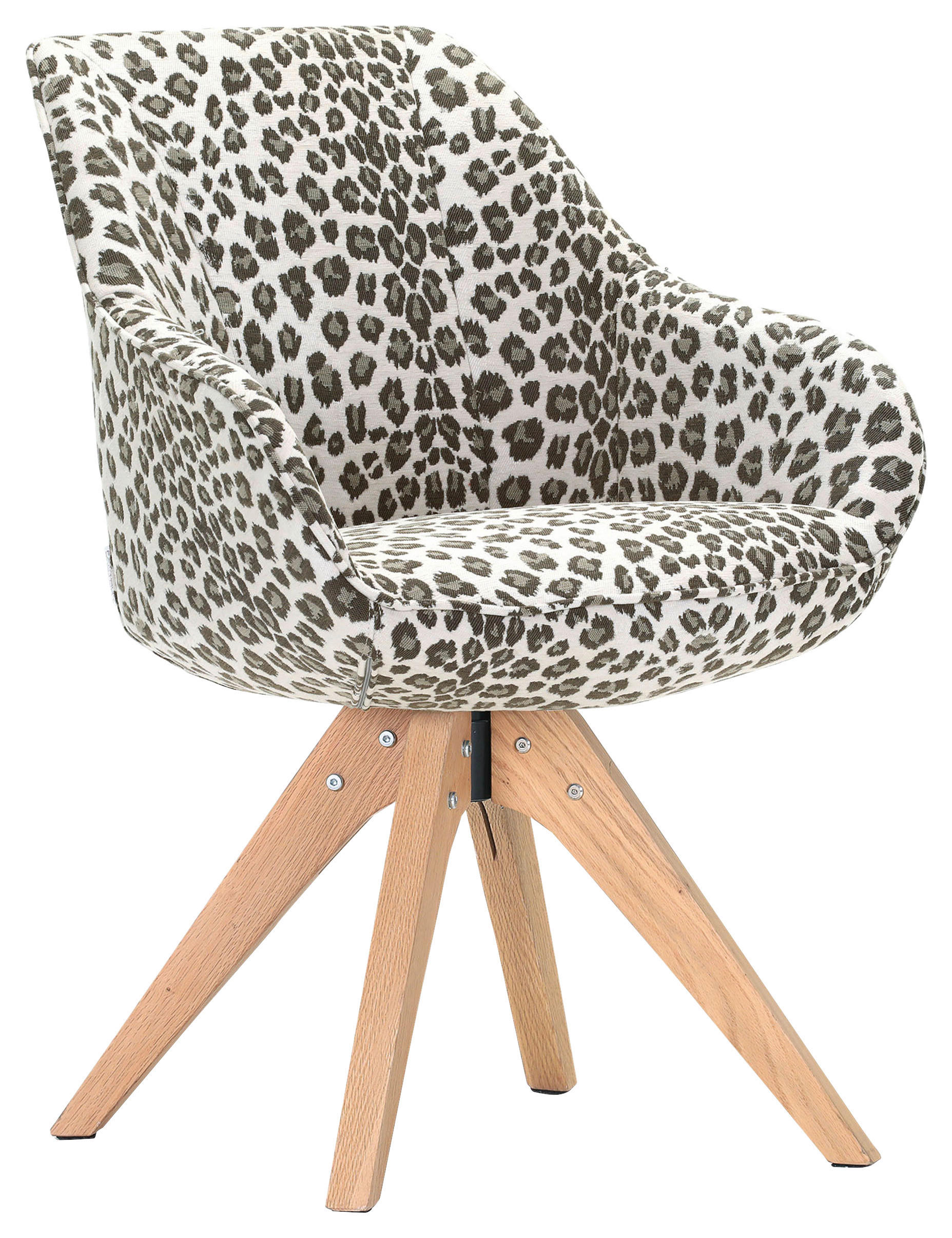 Livetastic ŽIDLE S PODRUČKAMI, plochá tkanina, béžová