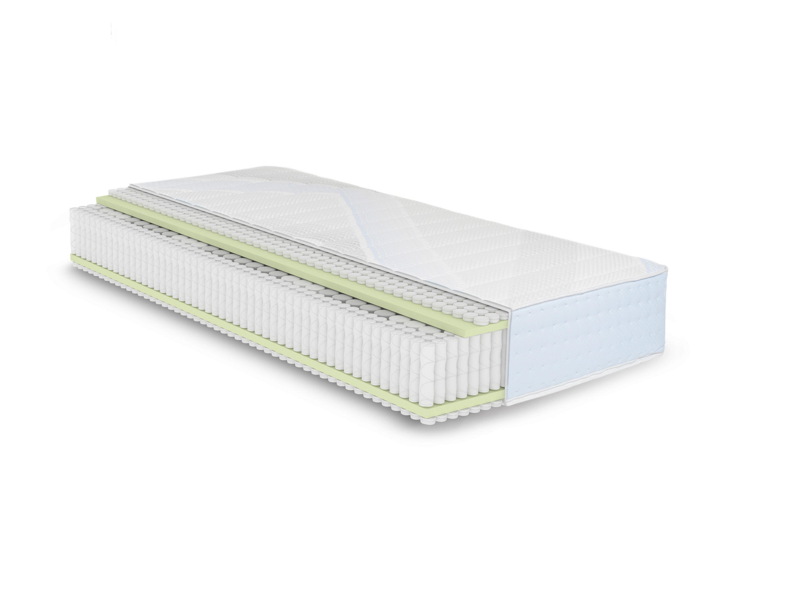 VZMETNICA 200/90 cm  - bela, Basics, tekstil (200/90cm) - Meblojogi