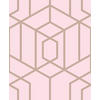 NON WOVEN-TAPET 52/1000 cm  - pink, Basics, papper/plast (52/1000cm)