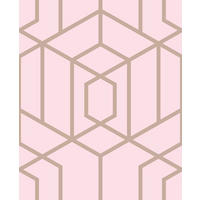 VLIESTAPETE  - Pink, Basics, Papier/Kunststoff (52/1000cm) - Xora