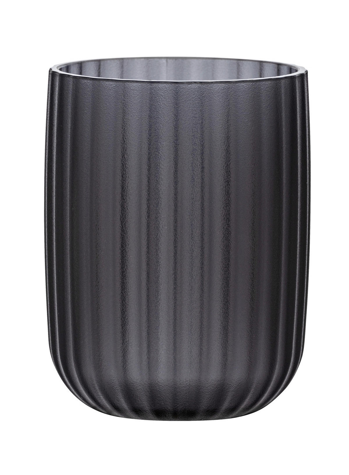 ZAHNPUTZBECHER  - Grau, Basics, Kunststoff (7,5/10/7,5cm) - Wenko