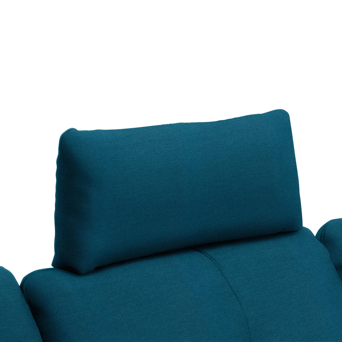 ECKSOFA in Webstoff Dunkelblau  - Schwarz/Dunkelblau, Design, Textil/Metall (301/179cm) - Chilliano
