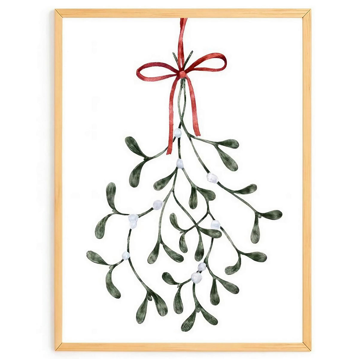 LEINWANDBILD Abstraktes 33/48/2 cm  - Dunkelgrün/Rot, Basics, Holzwerkstoff (33/48/2cm) - X-Mas