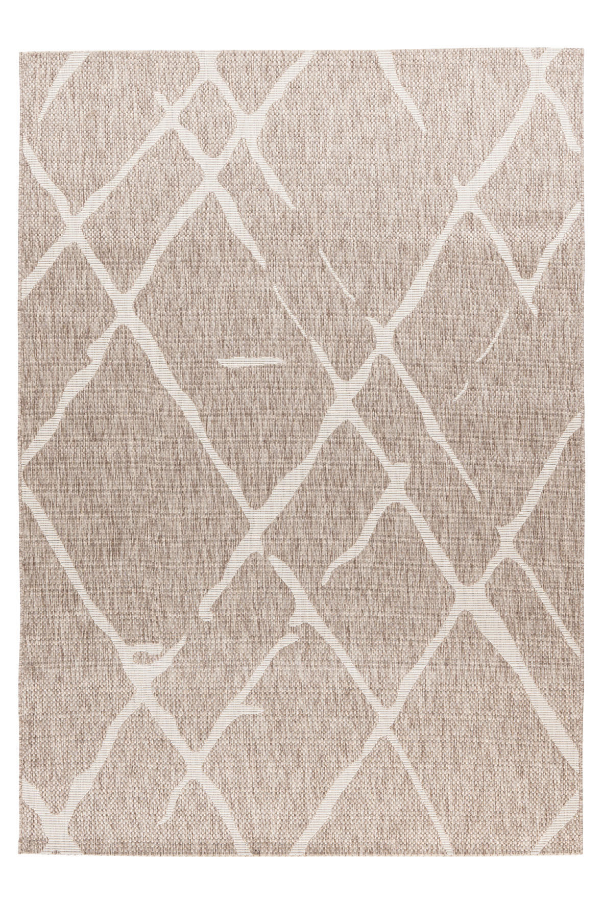 FLACHWEBETEPPICH 80/150 cm My Tallinn  - Taupe, Design, Textil (80/150cm)