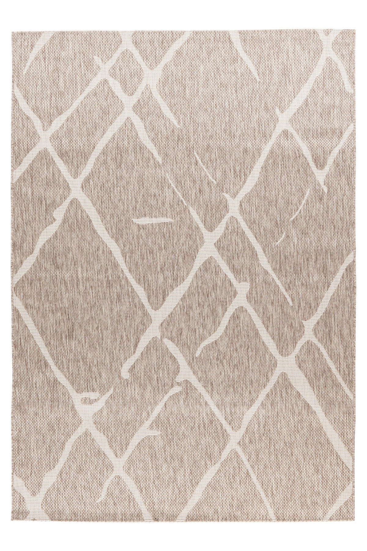 FLACHWEBETEPPICH 80/150 cm My Tallinn Taupe  - Taupe, Design, Textil (80/150cm) - Obsession